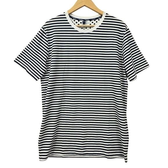 Bagutta Other - Bagutta Beachwear Blue and White Striped T-shirt Men’s Size XL Tee Nautical